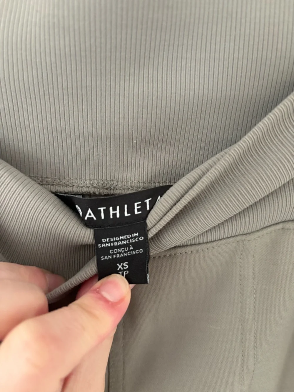 Athleta Dark Taupe Grey Venice High Rise Wide Leg Elastic Waist Pant Size XS - Picture 9 of 12